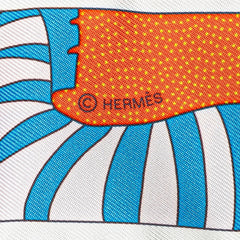 エルメス ツイリー Factory Suite ファクトリー スイート スカーフ マルチカラー シルク レディース HERMES 【中古】