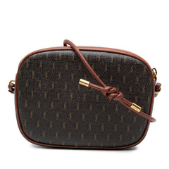 サンローラン ル モノグラム カメラバッグ 斜め掛け ショルダーバッグ 688699 ブラウン PVC レザー レディース SAINT LAURENT 【中古】