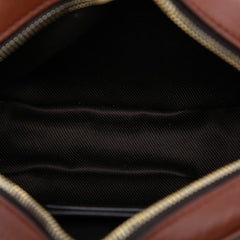 サンローラン ル モノグラム カメラバッグ 斜め掛け ショルダーバッグ 688699 ブラウン PVC レザー レディース SAINT LAURENT 【中古】