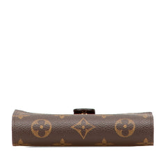 ルイ ヴィトン モノグラム ヴィエノワ 二つ折り財布 M61663 ブラウン PVC レザー レディース LOUIS VUITTON 【中古】