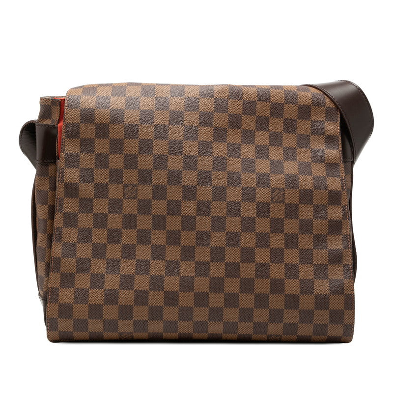 ルイ ヴィトン ダミエ バスティーユ 斜め掛け ショルダーバッグ N45258 ブラウン PVC レザー レディース LOUIS VUITTON 【中古】