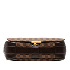 ルイ ヴィトン ダミエ バスティーユ 斜め掛け ショルダーバッグ N45258 ブラウン PVC レザー レディース LOUIS VUITTON 【中古】