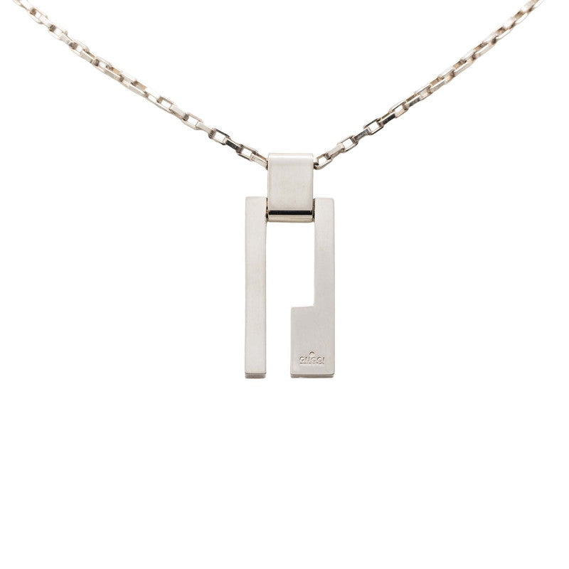 グッチ カットアウトG ネックレス SV925 シルバー レディース GUCCI 【中古】