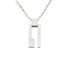グッチ カットアウトG ネックレス SV925 シルバー レディース GUCCI 【中古】