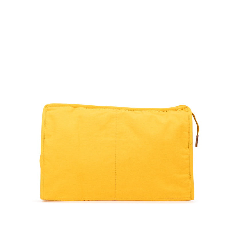 エルメス タピドセル ポーチ イエロー キャンバス レディース HERMES 【中古】