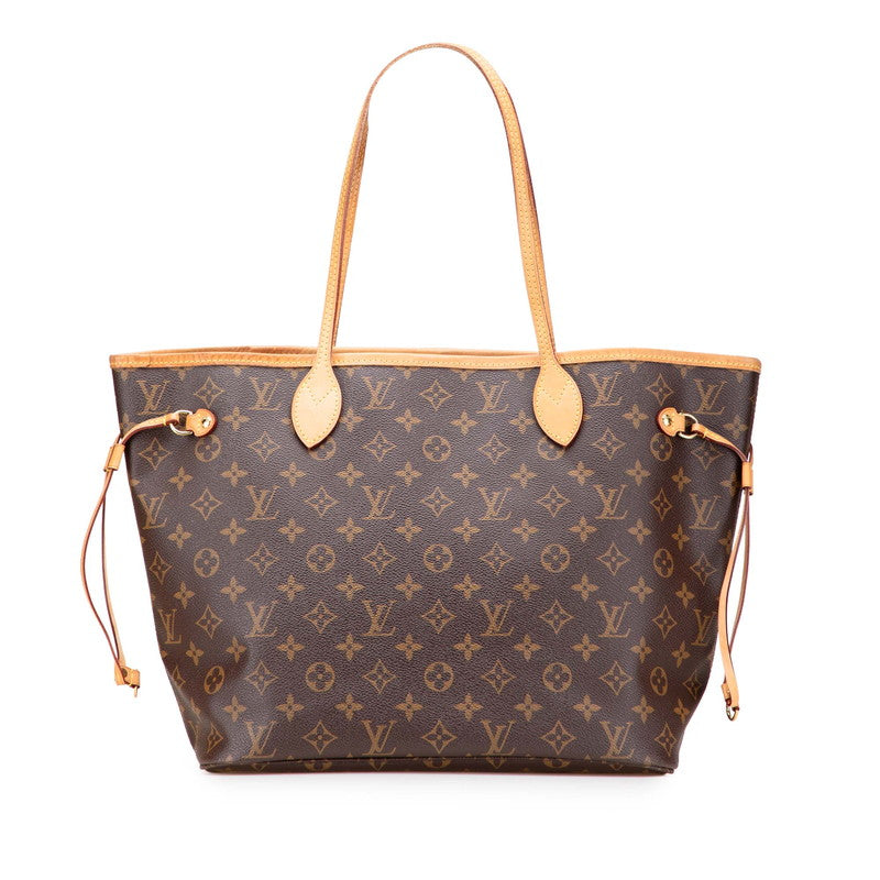 ルイ ヴィトン モノグラム ネヴァーフルMM トートバッグ ハンドバッグ M41177 ブラウン PVC レザー レディース LOUIS VUITTON 【中古】