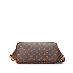 ルイ ヴィトン モノグラム ネヴァーフルMM トートバッグ ハンドバッグ M41177 ブラウン PVC レザー レディース LOUIS VUITTON 【中古】