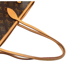 ルイ ヴィトン モノグラム ネヴァーフルMM トートバッグ ハンドバッグ M41177 ブラウン PVC レザー レディース LOUIS VUITTON 【中古】