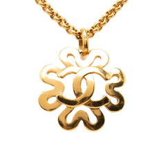 シャネル ココマーク ヴィンテージ ネックレス ゴールド メッキ レディース CHANEL 【中古】