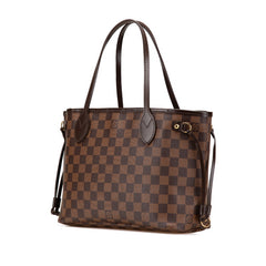ルイ ヴィトン ダミエ ネヴァーフルPM ハンドバッグ トートバッグ N51109 ブラウン PVC レザー レディース LOUIS VUITTON 【中古】