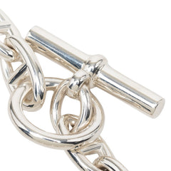 エルメス シェーヌダンクルGM チェーン 2連 ブレスレット チョーカー ネックレス 29コマ SV925 シルバー レディース HERMES 【中古】