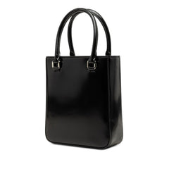 プラダ 三角ロゴプレート ハンドバッグ ショルダーバッグ 2WAY 1BA331 ブラック レザー レディース PRADA 【中古】