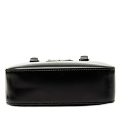 プラダ 三角ロゴプレート ハンドバッグ ショルダーバッグ 2WAY 1BA331 ブラック レザー レディース PRADA 【中古】