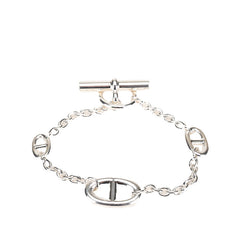 エルメス シェーヌダンクル ファランドール ブレスレット SV925 シルバー メンズ HERMES 【中古】