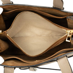 ロエベ アナグラム ゲート ハンドバッグ ショルダーバッグ 2WAY ベージュ レザー レディース LOEWE 中古