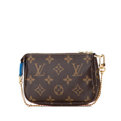 ルイ ヴィトン モノグラム ヴィヴィエンヌ ミニポシェットアクセソワール ポシェット M68489 ブラウン マルチカラー PVC レザー レディース LOUIS VUITTON 【中古】