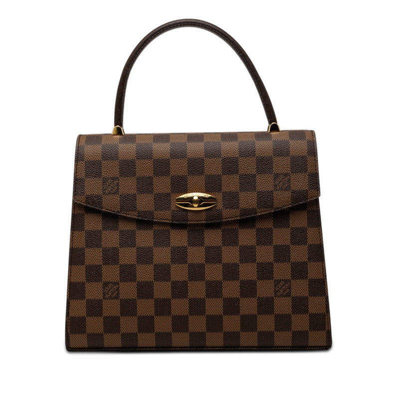 ルイ ヴィトン ダミエ マルゼルブ SPO ハンドバッグ N51379 ブラウン PVC レザー レディース LOUIS VUITTON 【中古】
