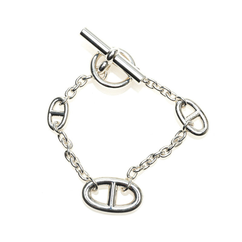 エルメス シェーヌダンクル ファランドール ブレスレット SV925 シルバー レディース HERMES 【中古】