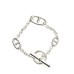 エルメス シェーヌダンクル ファランドール ブレスレット SV925 シルバー レディース HERMES 【中古】