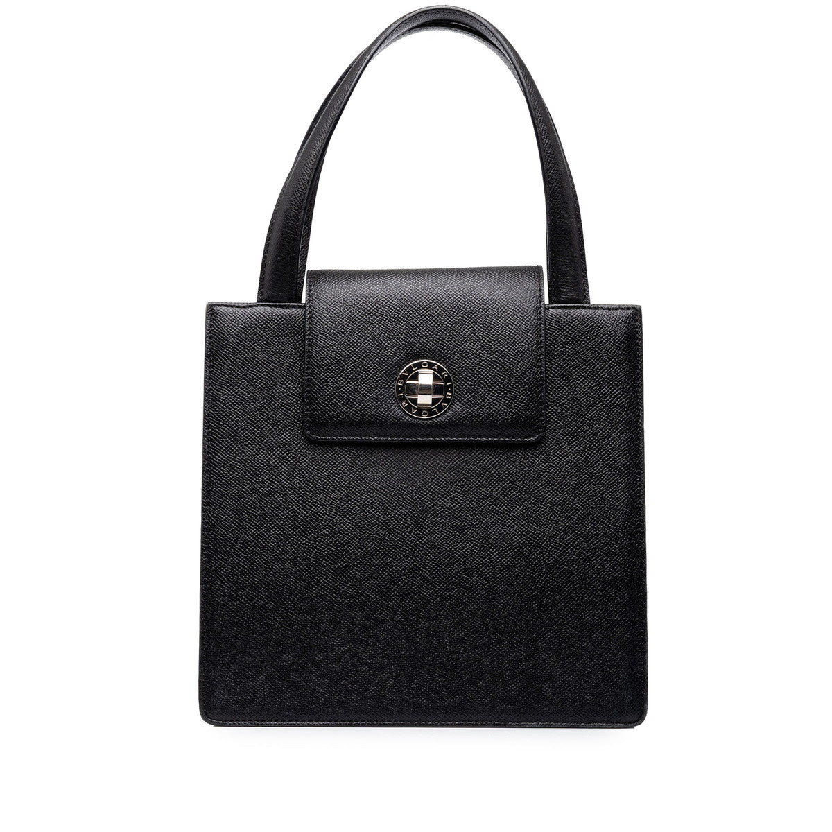 ブルガリ ブルガリブルガリ ハンドバッグ ブラック レザー レディース BVLGARI 中古