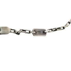グッチ GG ゴースト スター チェーン ネックレス ペンダント 459367 ブラック シルバー SV925 シルバー レディース GUCCI 中古
