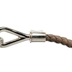 エルメス ジャンボブレス ブレスレット エトゥープ グレージュ レザー レディース HERMES 【中古】