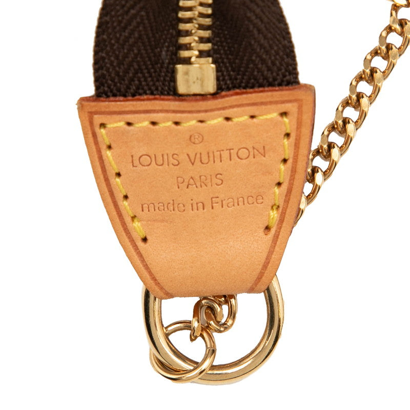 ルイ ヴィトン モノグラム アクセソワール ポーチ ミニハンドバッグ M58009 ブラウン PVC レザー レディース LOUIS VUITTON 【中古】