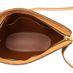 ルイ ヴィトン モノグラム ドルーオ 斜め掛け ショルダーバッグ M51290 ブラウン PVC レザー レディース LOUIS VUITTON 中古