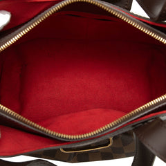 ルイ ヴィトン ダミエ システィナPM ハンドバッグ N41542 ブラウン PVC レザー レディース LOUIS VUITTON 【中古】