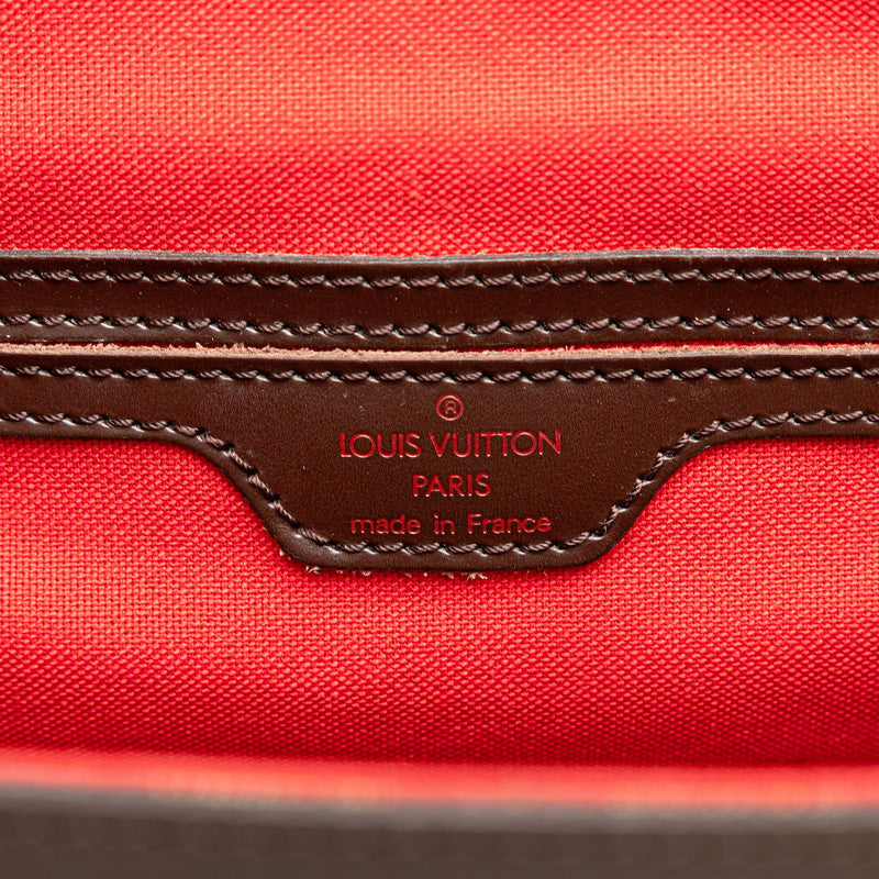 ルイ ヴィトン ダミエ ソーホー リュック バックパック N51132 ブラウン PVC レザー レディース LOUIS VUITTON 【中古】