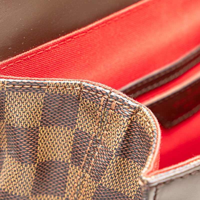 ルイ ヴィトン ダミエ ソーホー リュック バックパック N51132 ブラウン PVC レザー レディース LOUIS VUITTON 【中古】