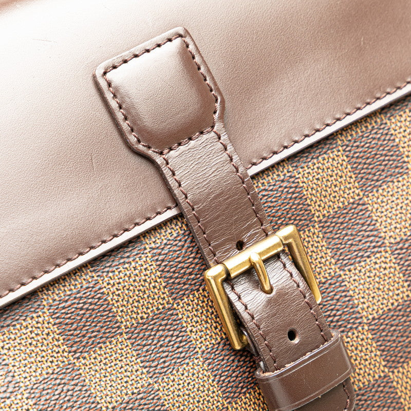 ルイ ヴィトン ダミエ ソーホー リュック バックパック N51132 ブラウン PVC レザー レディース LOUIS VUITTON 【中古】