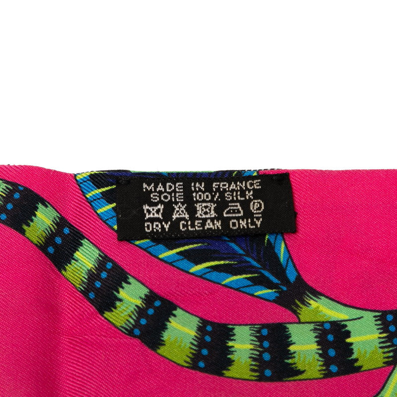 エルメス ツイリー The Savana Dance サバンナのダンス スカーフ マルチカラー シルク レディース HERMES 【中古】