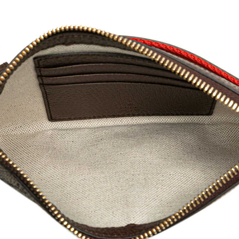 グッチ GGスプリーム ブロンディ ボディバッグ ウエストバッグ 702614 ブラウン PVC レザー レディース GUCCI 【中古】
