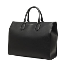 ブルガリ ロゴ トートバッグ ハンドバッグ ショルダー 2WAY ブラック グレインカーフレザー レディース BVLGARI 【中古】