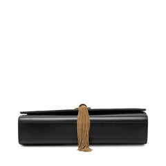 サンローラン ケイト タッセル チェーン ショルダーバッグ 354119 ブラック ゴールド レザー レディース SAINT LAURENT 【中古】