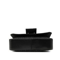 ディオール ストリートシック トロッター ショルダーバッグ ブラック キャンバス レザー レディース Dior 【中古】