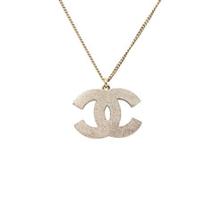 シャネル ココマーク ビジュー チェーン ペンダント ネックレス 10P刻印 ゴールド メッキ ラインストーン レディース CHANEL 中古