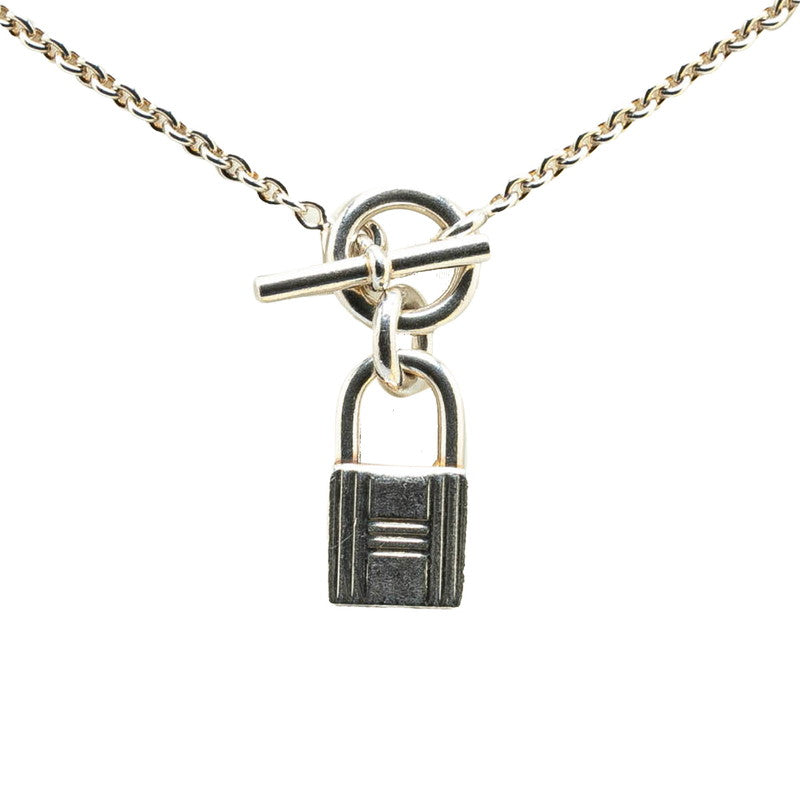 エルメス アミュレット ケリー カデナ ネックレス SV925 シルバー レディース HERMES 【中古】