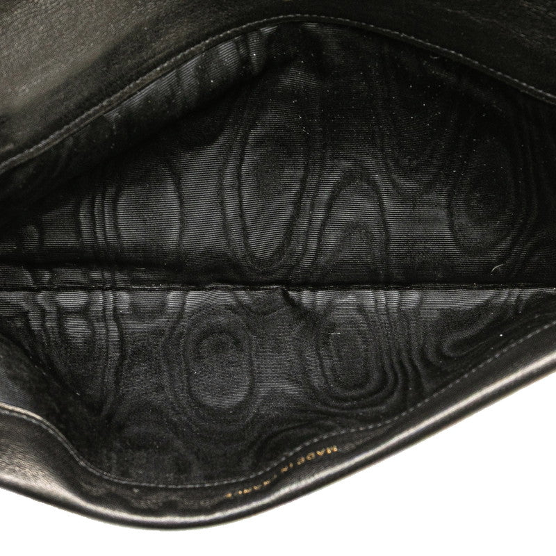 シャネル ココマーク 長財布 ブラック レザー レディース CHANEL 【中古】