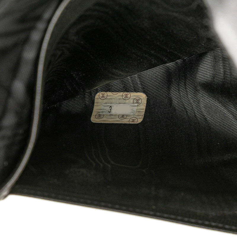 シャネル ココマーク 長財布 ブラック レザー レディース CHANEL 【中古】