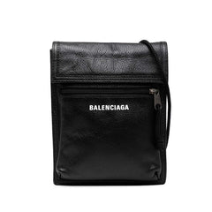 バレンシアガ EXPLORER エクスプローラー スモールポーチ ショルダーバッグ 532298 ブラック レザー メンズ BALENCIAGA 【中古】