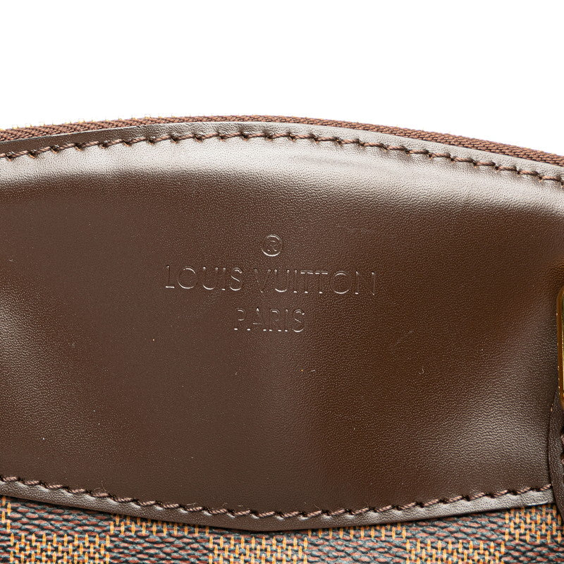 ルイ ヴィトン ダミエ ヴェローナPM ハンドバッグ N41117 ブラウン PVC レザー レディース LOUIS VUITTON 【中古】