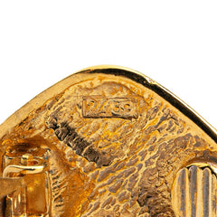 シャネル ヴィンテージ マトラッセ イヤリング ゴールド メッキ レディース CHANEL 【中古】