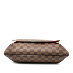 ルイ ヴィトン ダミエ ミュゼット ショルダーバッグ N51302 ブラウン PVC レザー レディース LOUIS VUITTON 【中古】