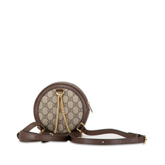 グッチ GGスプリーム オフィディア リュック バックパック 598661 ベージュ ブラウン PVC レザー レディース GUCCI 【中古】