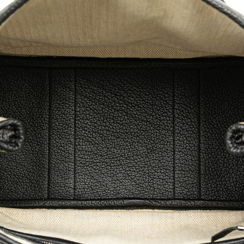 エルメス ガーデンパーティTPM ハンドバッグ トートバッグ ブラック カントリー レディース HERMES 【中古】