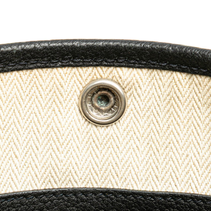 エルメス ガーデンパーティTPM ハンドバッグ トートバッグ ブラック カントリー レディース HERMES 【中古】