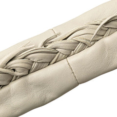 ボッテガヴェネタ イントレチャート ホーボー ハンドバッグ ワンショルダーバッグ ライトグレー レザー レディース BOTTEGAVENETA 【中古】