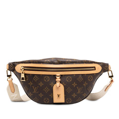 ルイ ヴィトン モノグラム ハイ ライズ ボディバッグ ウエストバッグ M46784 ブラウン PVC レザー レディース LOUIS VUITTON 中古